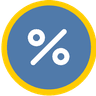 Competitive Interest rate Icon